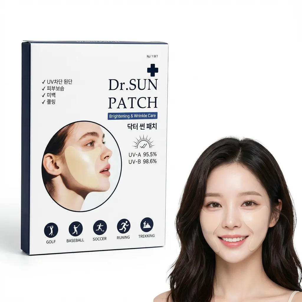 배송체험 얼굴 UV차단 패치 체험단 모집 골프/등산 야외활동 필수템 자외선 패치